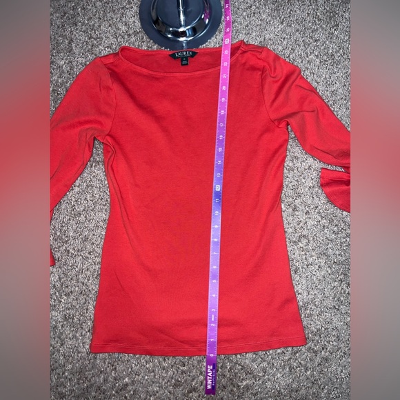 Lauren: Ralph Lauren - Bell Sleeve Cotton Blouse - Picture 4 of 9